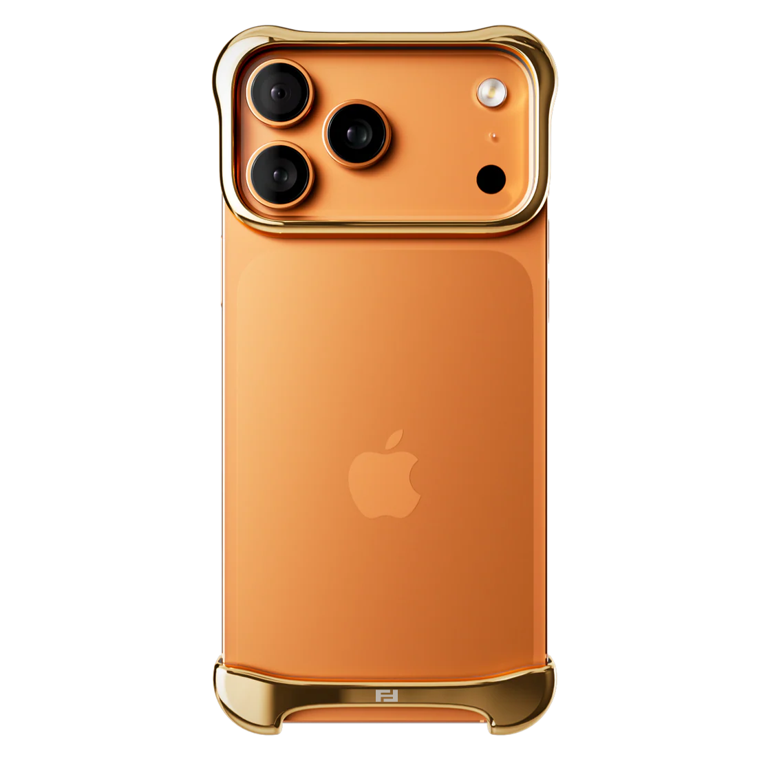 iPhone 17 ذهبي خالص اورنج